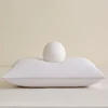 1 piece pillow,8 sizes, 100% cotton, white goose feather bed soft pillow 1