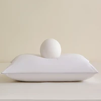 1 piece pillow,8 sizes, 100% cotton, white goose feather bed soft pillow 1