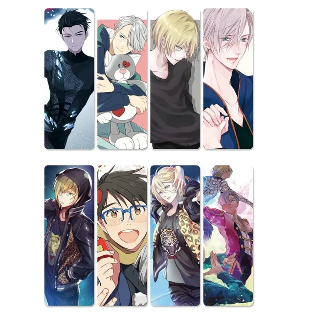 YURI!!! on ICE Anime Bookmarks: A Charming Addition to Your Reading Experience