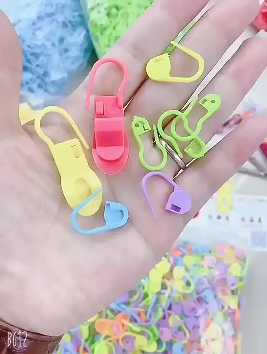 40 épingles Marqueurs Multicolores Pour Tricot & Crochet - En Plastique Léger, Outils De Repérage - 7