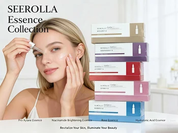 Siero Viso Anti-Età Illuminante e Idratante con Astaxantina, Niacinamide e Acido Ialuronico per Microneedle e Derma Roller