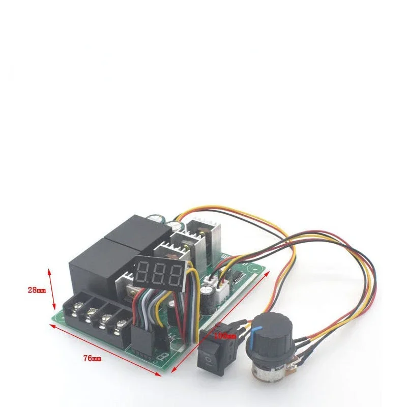 PWM speed controller DC motor Digital display 0~ adjustable drive module Input MAX60A 12V 24V