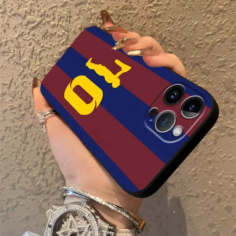 Cool Football Number Soft Back Phone Case Cover