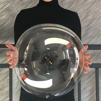 10 pièces 10-24 pouces Transparent Bobo bulle ballon clair gonflable Air hélium Globos mariage fête d'anniversaire décoration bébé douche 1