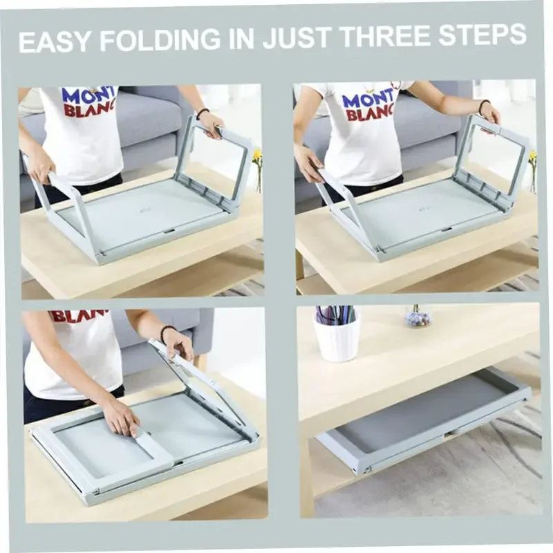 Foldable Laptop Desk Multifunctional Plastic Table Ideal For Use On Bed Or Sofa Height-Adjustable Perfect For Home laptop desk stand
