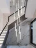 Modern LED Living Room Pendant Lighting Spiral Staircase Indoor Lamp Kitchen Home Decoration Nordic Luxury Ceiling Chandelier 1