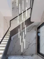 Modern LED Living Room Pendant Lighting Spiral Staircase Indoor Lamp Kitchen Home Decoration Nordic Luxury Ceiling Chandelier 1