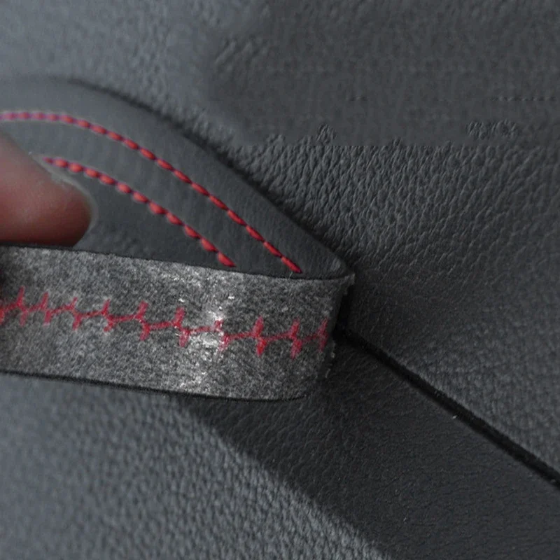 10M Interni auto Linea di rivestimento autoadesiva Porta del cruscotto Decorazione in pelle PU Decorazioni per strisce intrecciate fai-da-te Accessorio automobilistico - Image 5