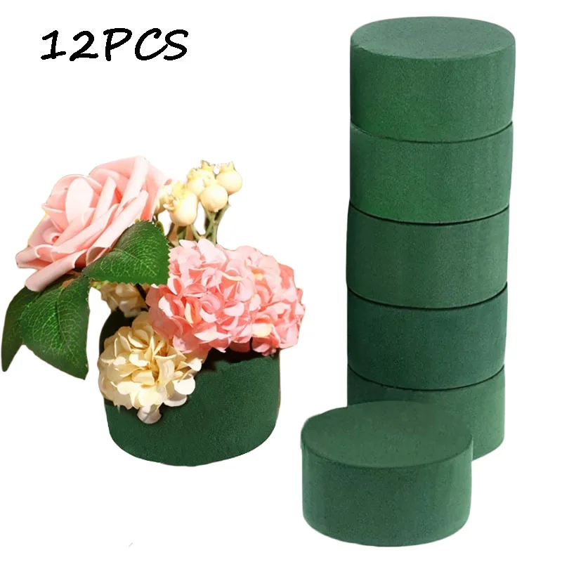 FloralFoamBricksArtificialFlowerGreenRoundWetFloralFoam