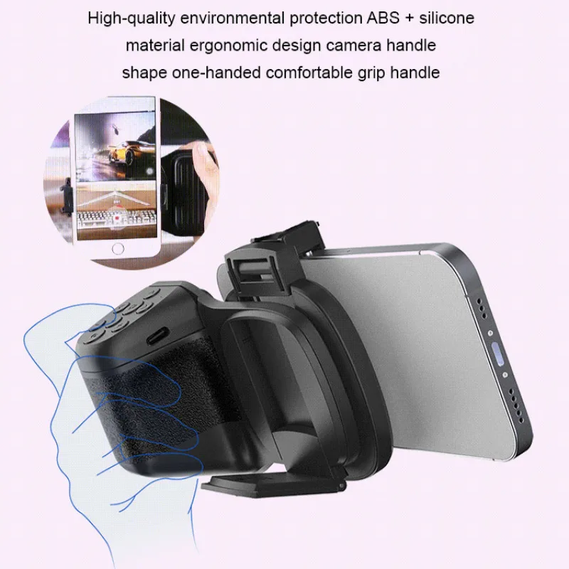 Smartphone Handle Mit Bluetooth-Fernbedienung & LED-Licht - Für Selfies