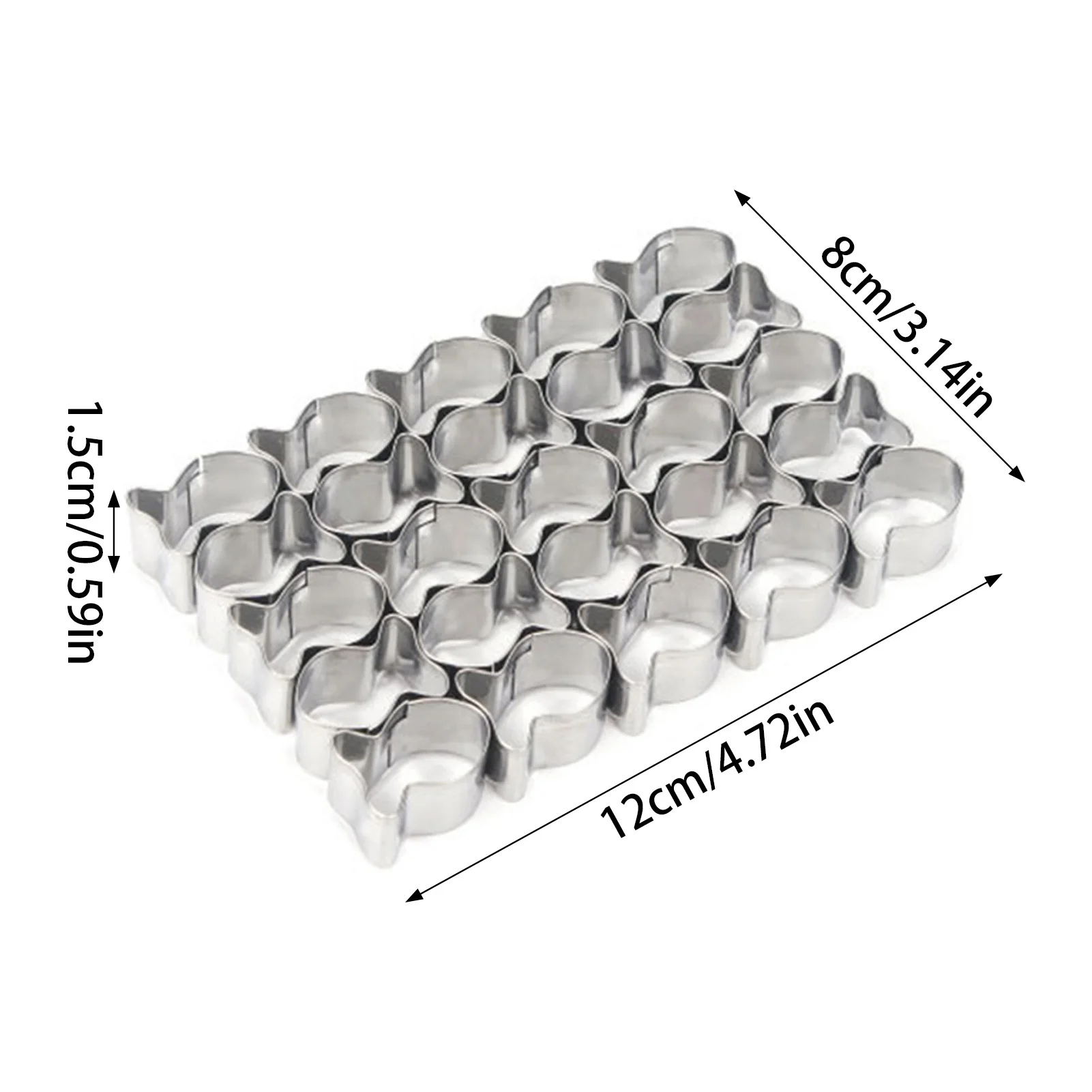 Creative Fish Shape Cracker Cutter Reusable Food-Grade Kitchen Bakeware Tool Suitable for Hosting Home Party