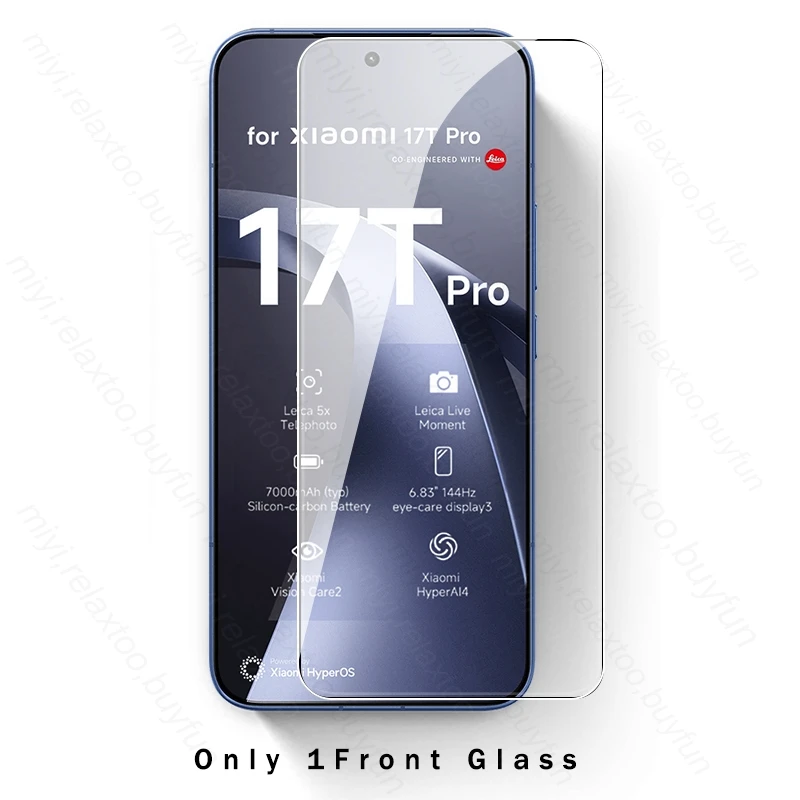 8-Pack Tempered Glass & Camera Protectors