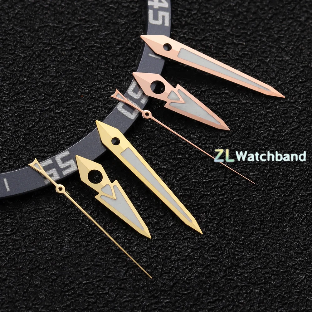 Silver, Gold, Rose Gold, Grey Luminous Watch Hands