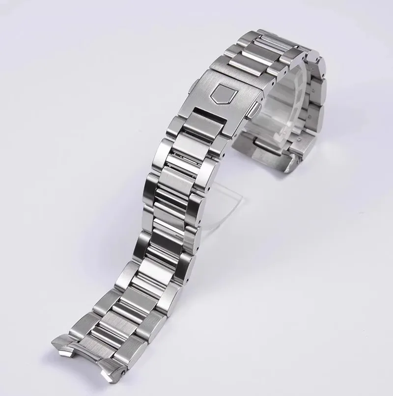 

Solid Stainless Steel Watch Strap 22mm Bracelet Watchband For Tag Heuer Calera Series Watch Accessories Band Steel Silver Men