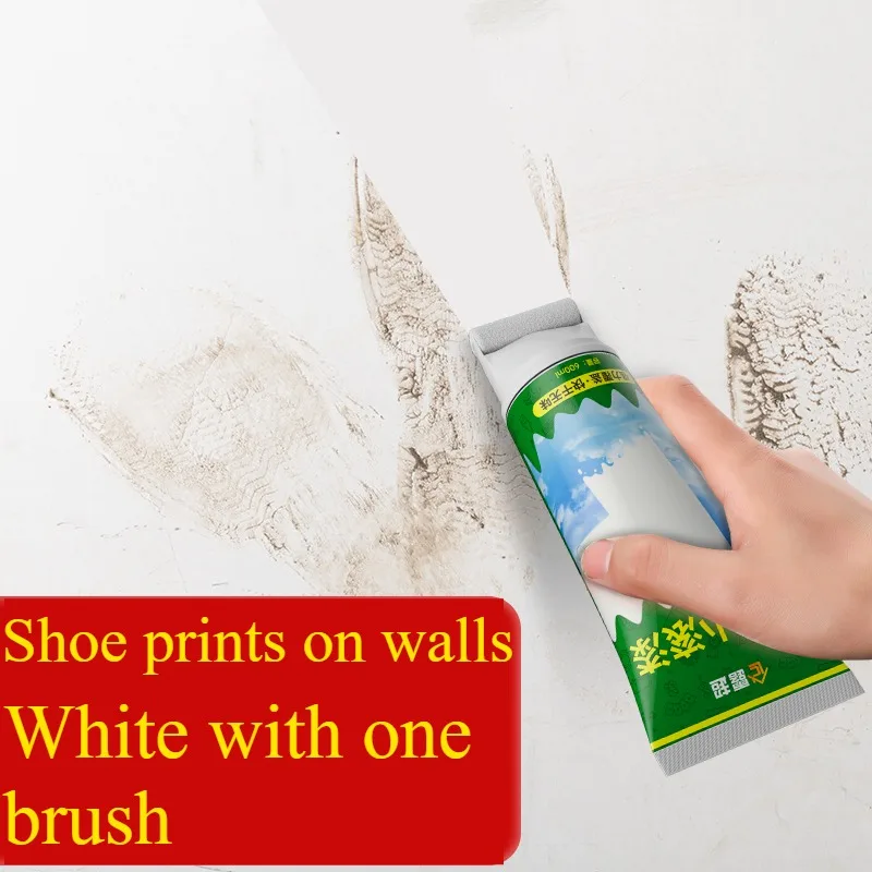 Off-white/gray/white wall repair roller paint Water-based latex paint Large roller brush Repair Tile wall repair tool