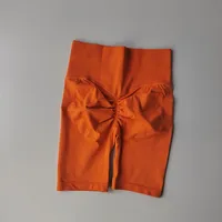 Peach Fitness High Waist Sports Women's Five-point Pants Stretch-pressure-reducing Yoga Shorts Running Tight Mid-sized Pants - Image 3