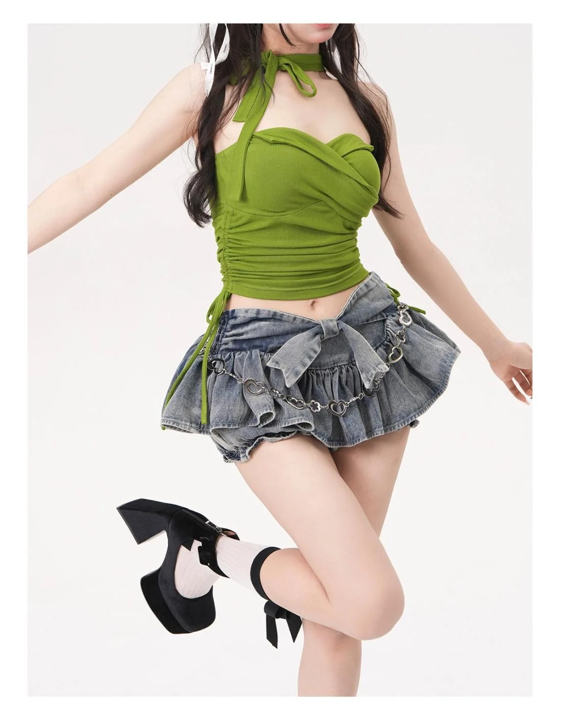 Jupe,Mini-jupe noire Sexy Y2k, plissée, blanche, de Tennis, taille haute, Micro, été, 2023- red