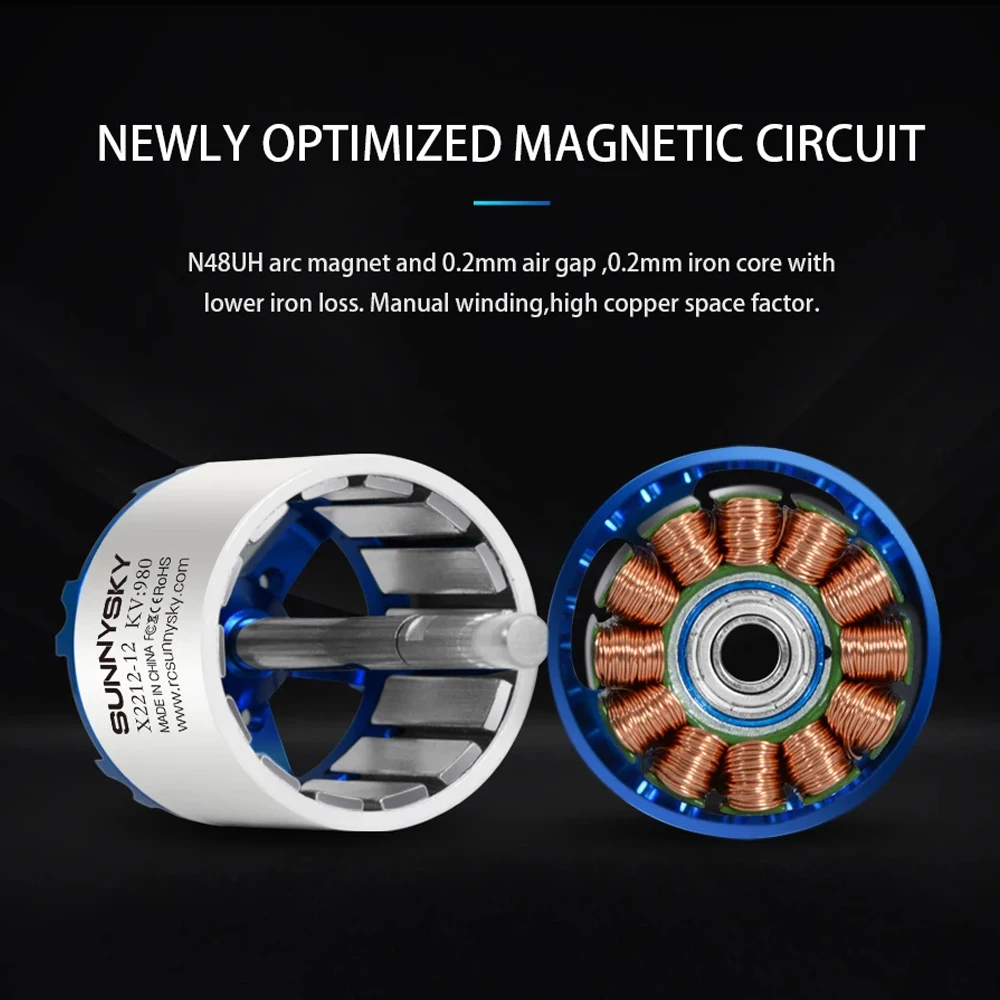 SUNNYSKY X2212-III 880KV 980KV 1250KV 1400KV 2450KV Motor with Original Box for RC Model thumbnail 4