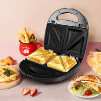 3in1 Interchangeable Baking Tray Electric Sandwich Maker Household  Multifunction Nonstick Waffle Bacon Steak Breakfast Machine 2