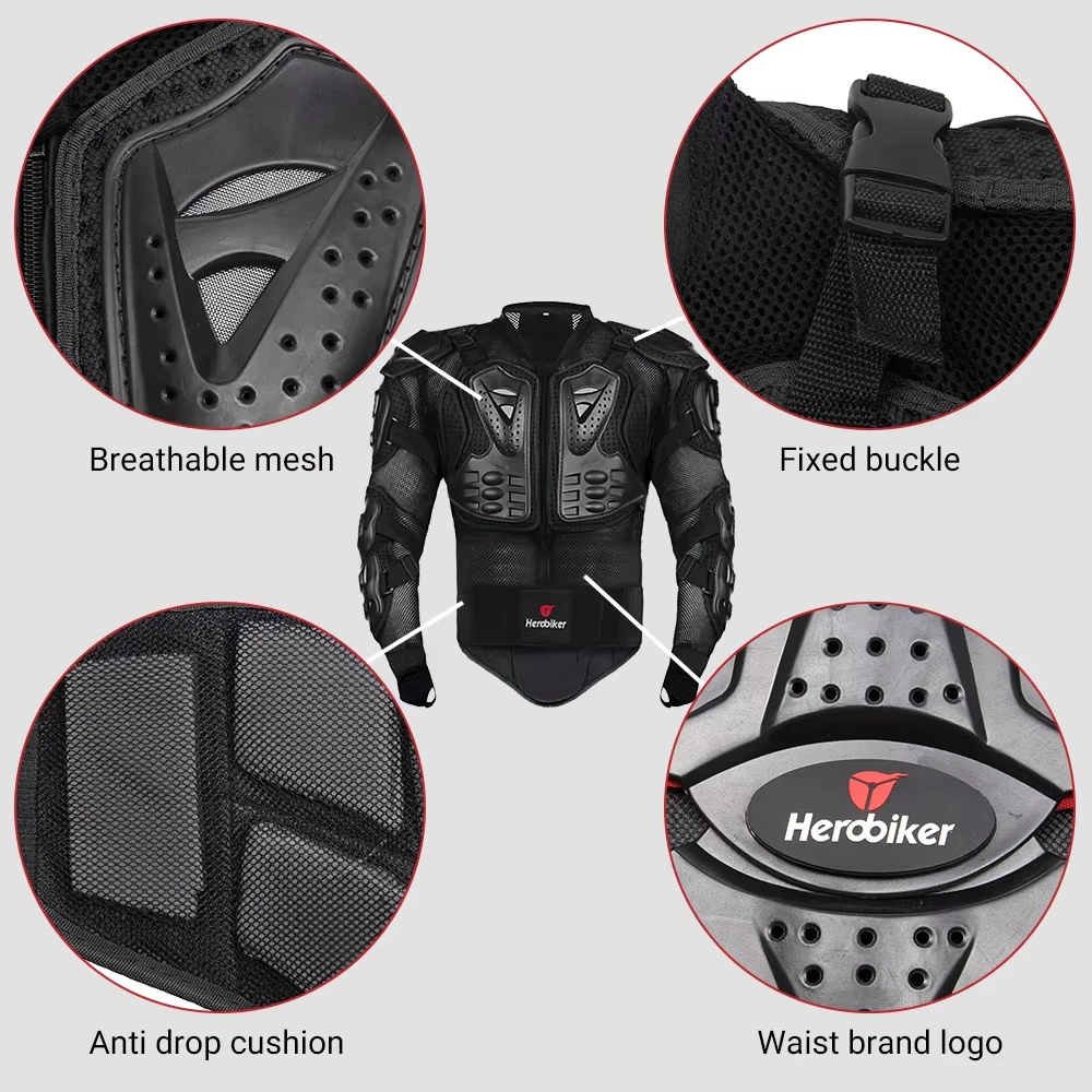 모토크로스 재킷 오토바이 아머 내마모성 안티드롭 레이싱 재킷 라이딩 모토 보호복