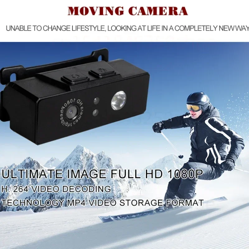 1080P HD Eerste Perspectief Mini Actie Camera Koplamp Sport Cam Wave Hand Inductie Video Recorder Ingebouwde Batterij Camcorder 5