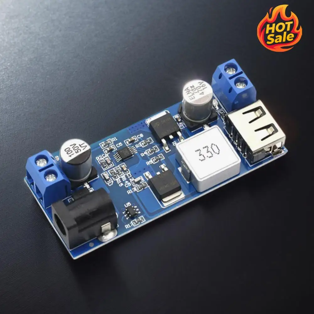 DC-DC 24V/12V 5V 5A 스텝다운 전원 공급 장치 벅 컨버터 USB 전원 벅 모듈 휴대폰용 스텝다운 전원 공급 모듈