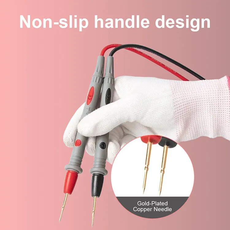 Sonde En Acier Inoxydable REMOS – Longueur 15 Cm, Pointe Ressort Inclinée, Pour électronique, Modélisme, Bricolage
