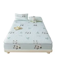 Summer Latex Folding Bed Mat Kit Cooling Feel Bed Sheet and Pillowcase Single Double Mattress Cover Home Textiles Cool Bedspread 6