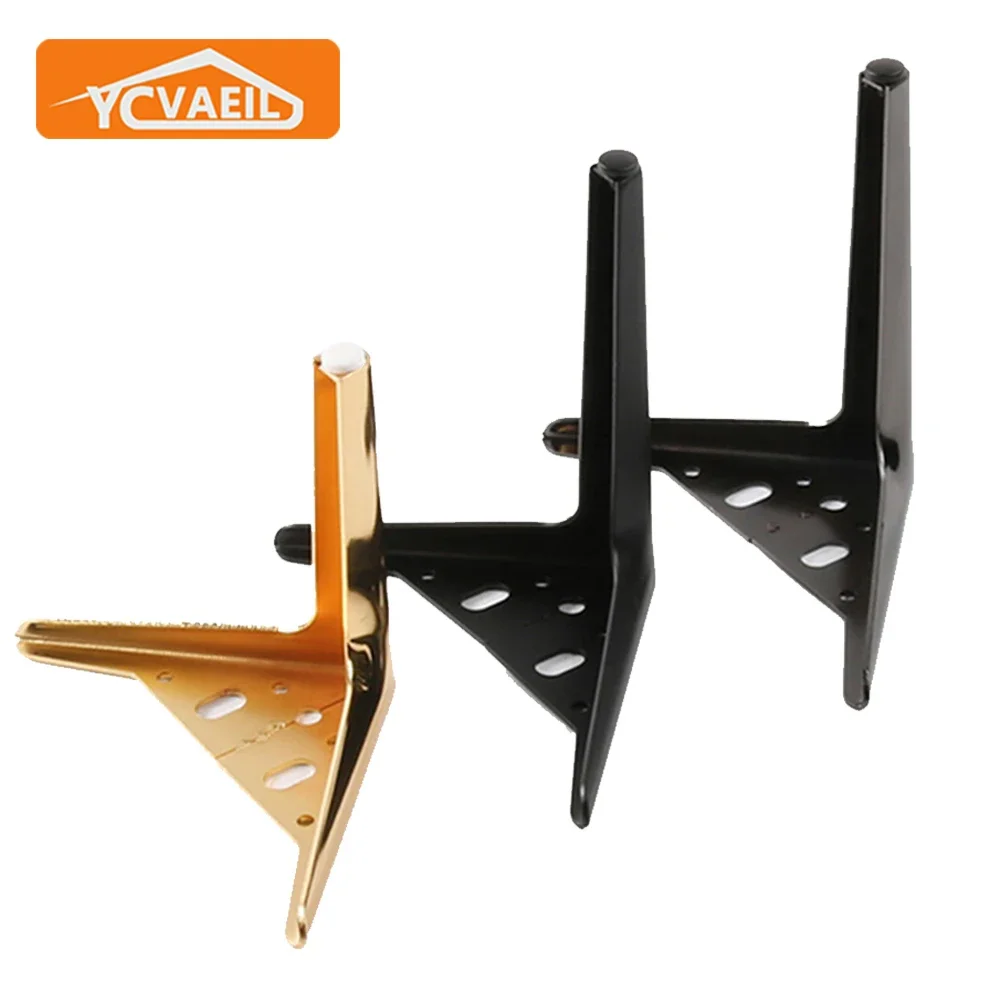 4pcs Metal Furniture Legs Coffee Table Feet Light Luxury Replacement Legs for Bed Chair Sofa Bathroom Cabinet Feet 12/15/18cm