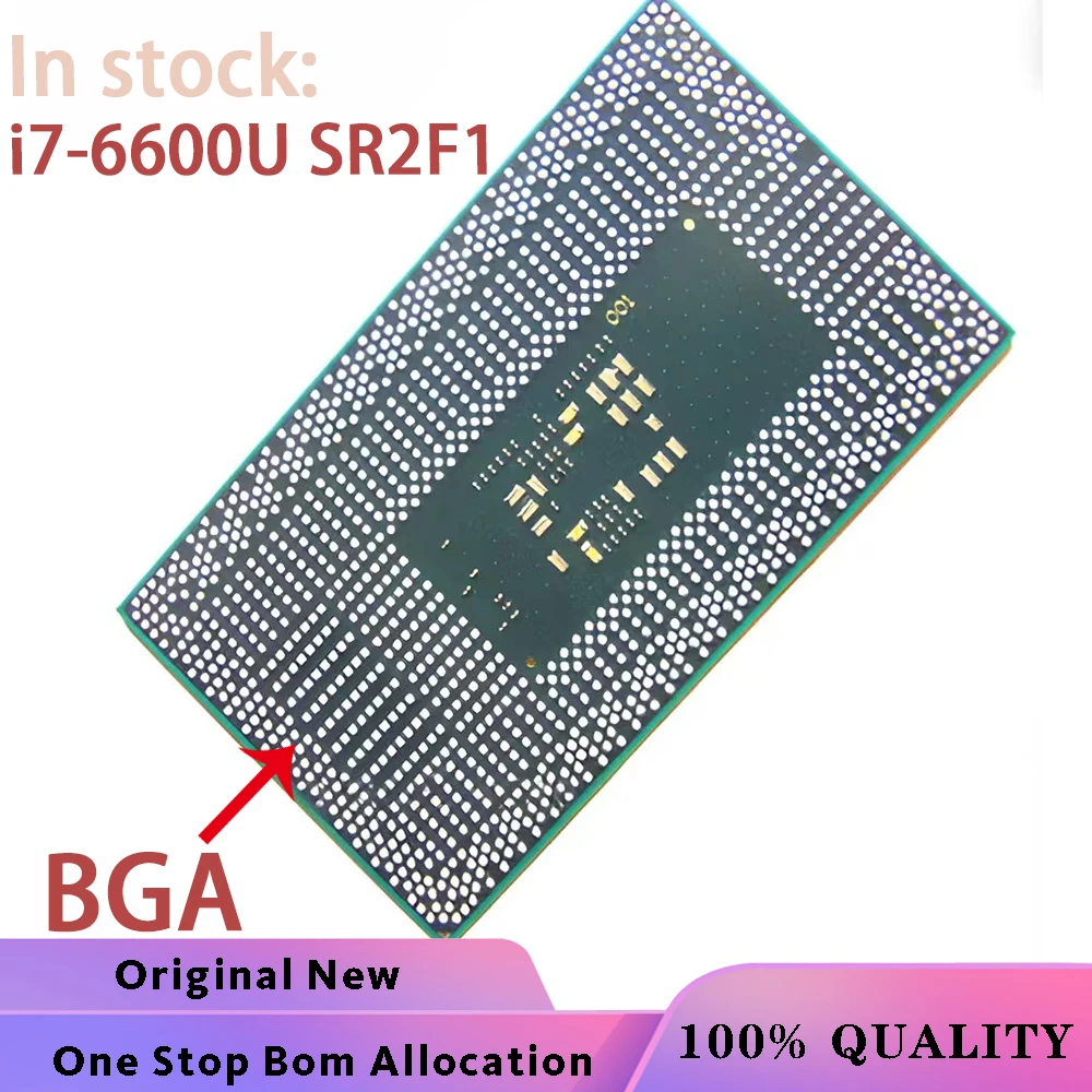 

100% New i7-6600U SR2F1 i7 6600U BGA Chipset