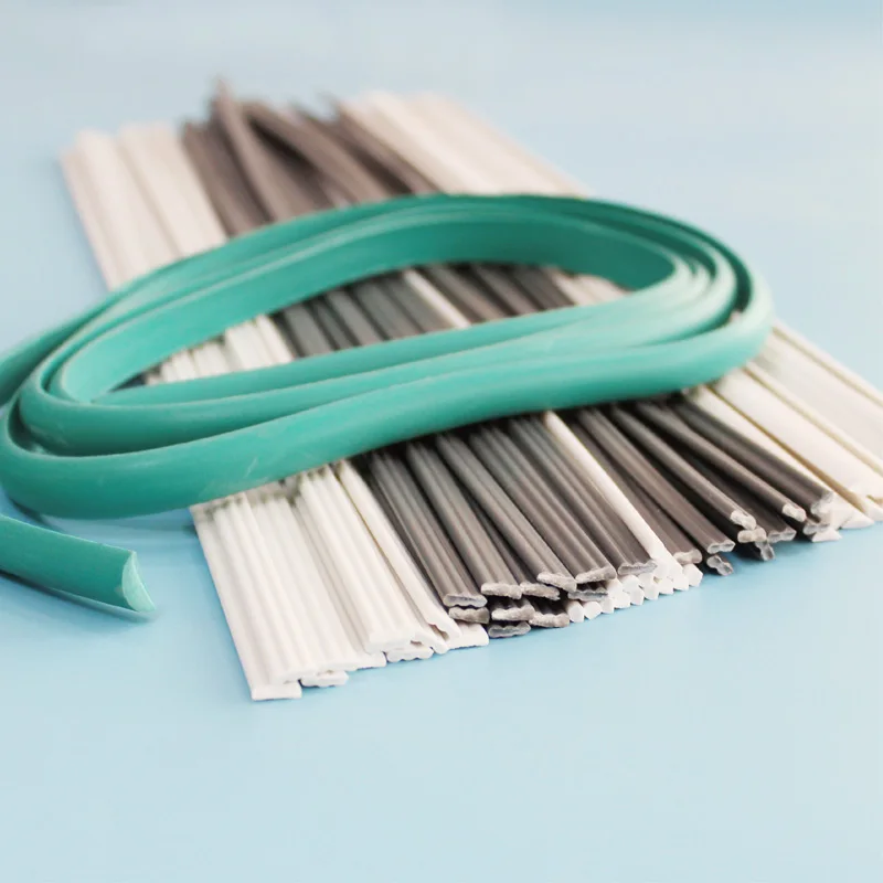 

Пластиковый сварочный прут из ПВХ, поливинилхлорид, белый, серый, зеленый, мягкий, Круглый, треугольный, набор инструментов для ремонта бампера автомобиля, сварочный пистолет горячего воздуха