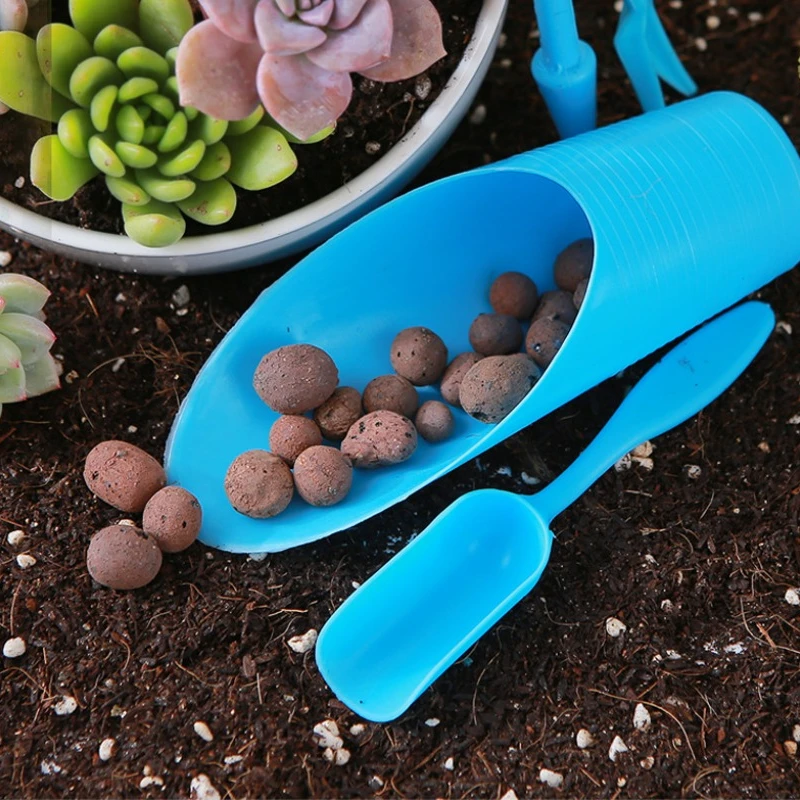

4Pcs Garden Planter Kit Sowing Shovel Scoop Bucket Spoon Succulents Seedlings Tool Bonsai Fertilizer Drilling Device DIY