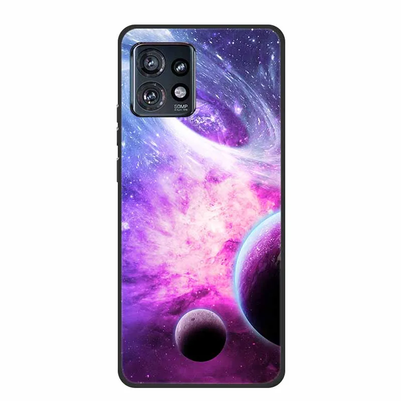 Motorola Edge Plus 2023 Shockproof Cat Design Soft TPU Silicone Phone Case