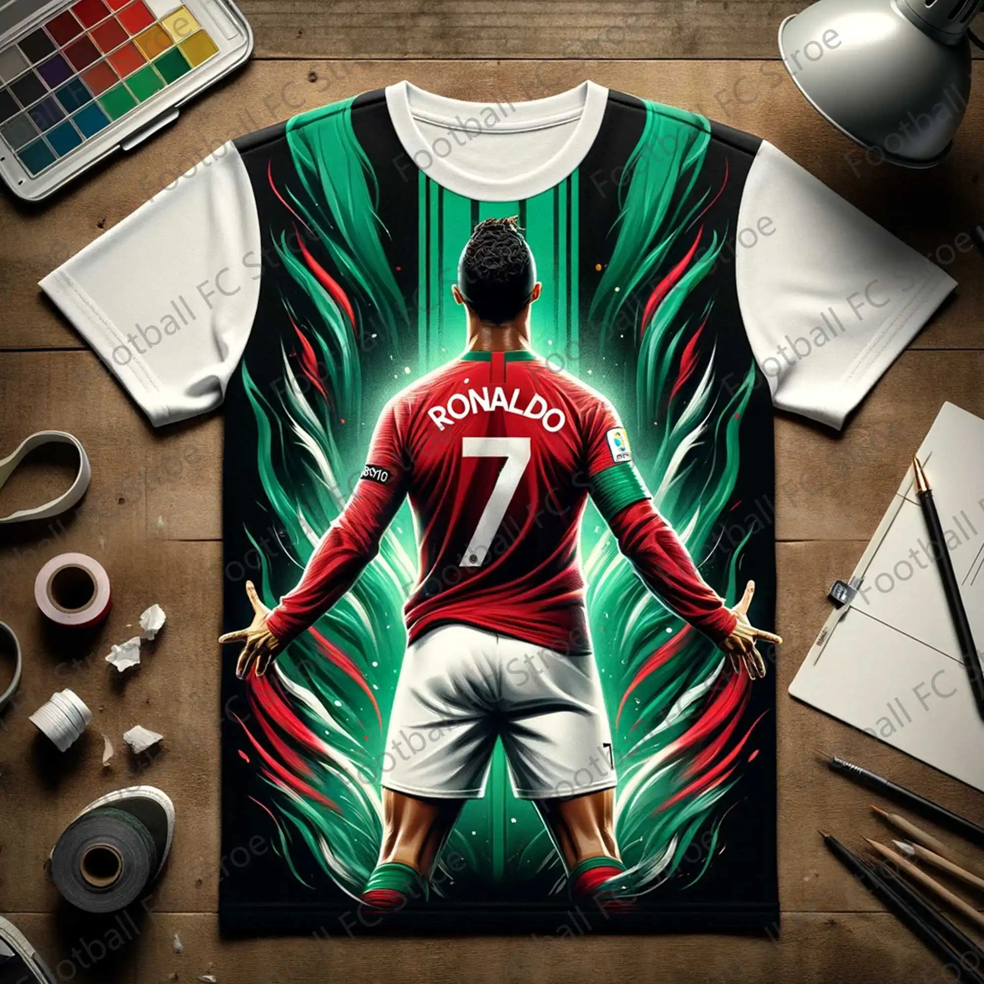Ronaldos 7 Soccer Jersey For Kids And Adult