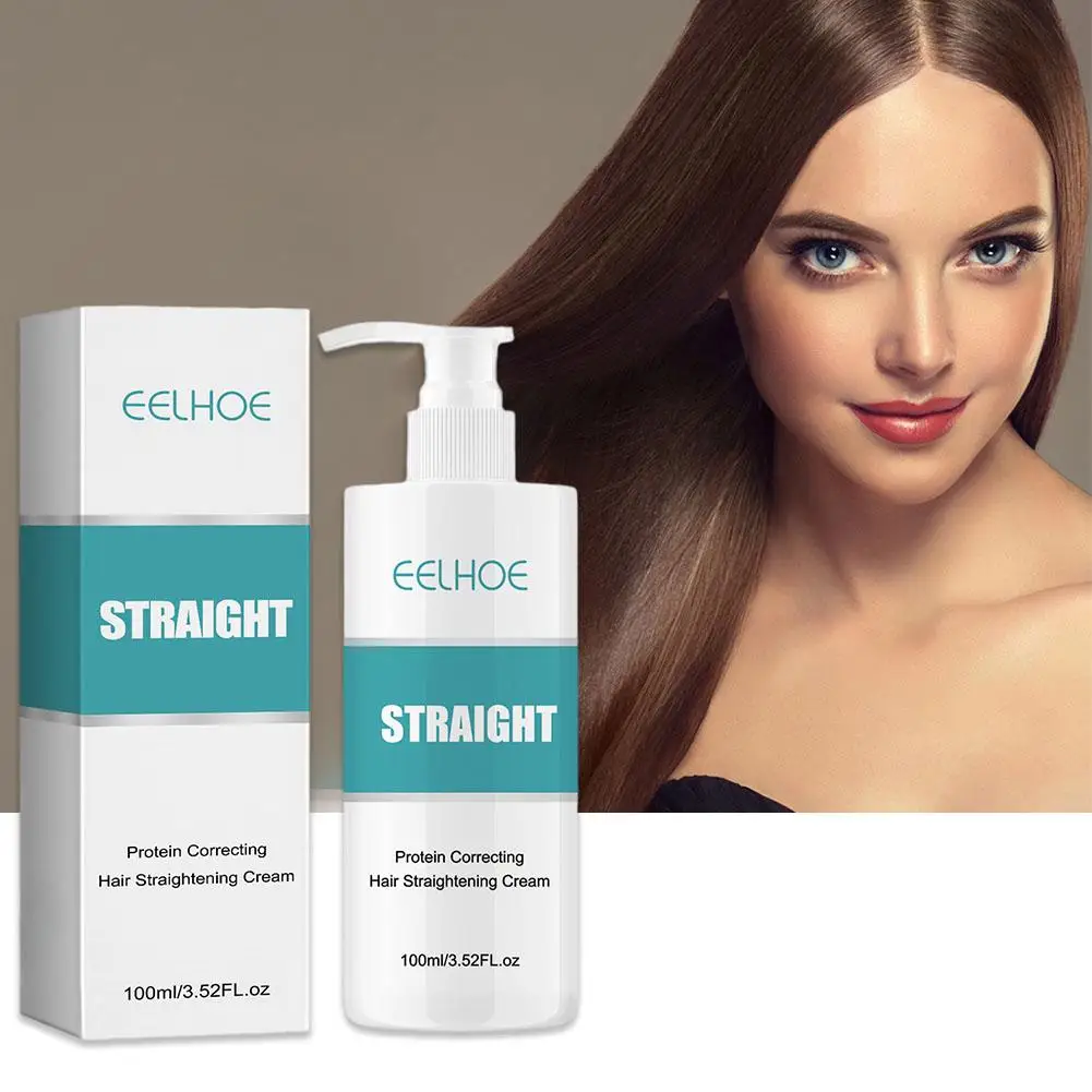 EELHOE Keratin Cream To Straighten Hair Treatment Professional Smoothing Soften Anti Frizz Dry Damaged Hair Repair Care Products