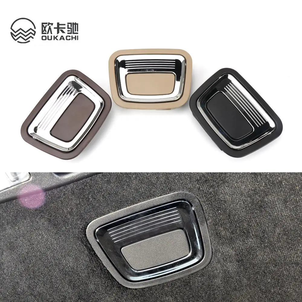 Car Trunk Tail Cover Bottom Plate Mat Floor Carpet Handle Spare Tire Cover Lock For Mercedes Benz W205 W253 W156 C GLA GLC Class