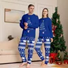 Christmas Matching Pajamas Set Mom Dad Kids Set Xmas Pjs Long Sleeve Top+Pants 2 Pieces Suit Baby Romper Warm Pjs Homewear Look 2