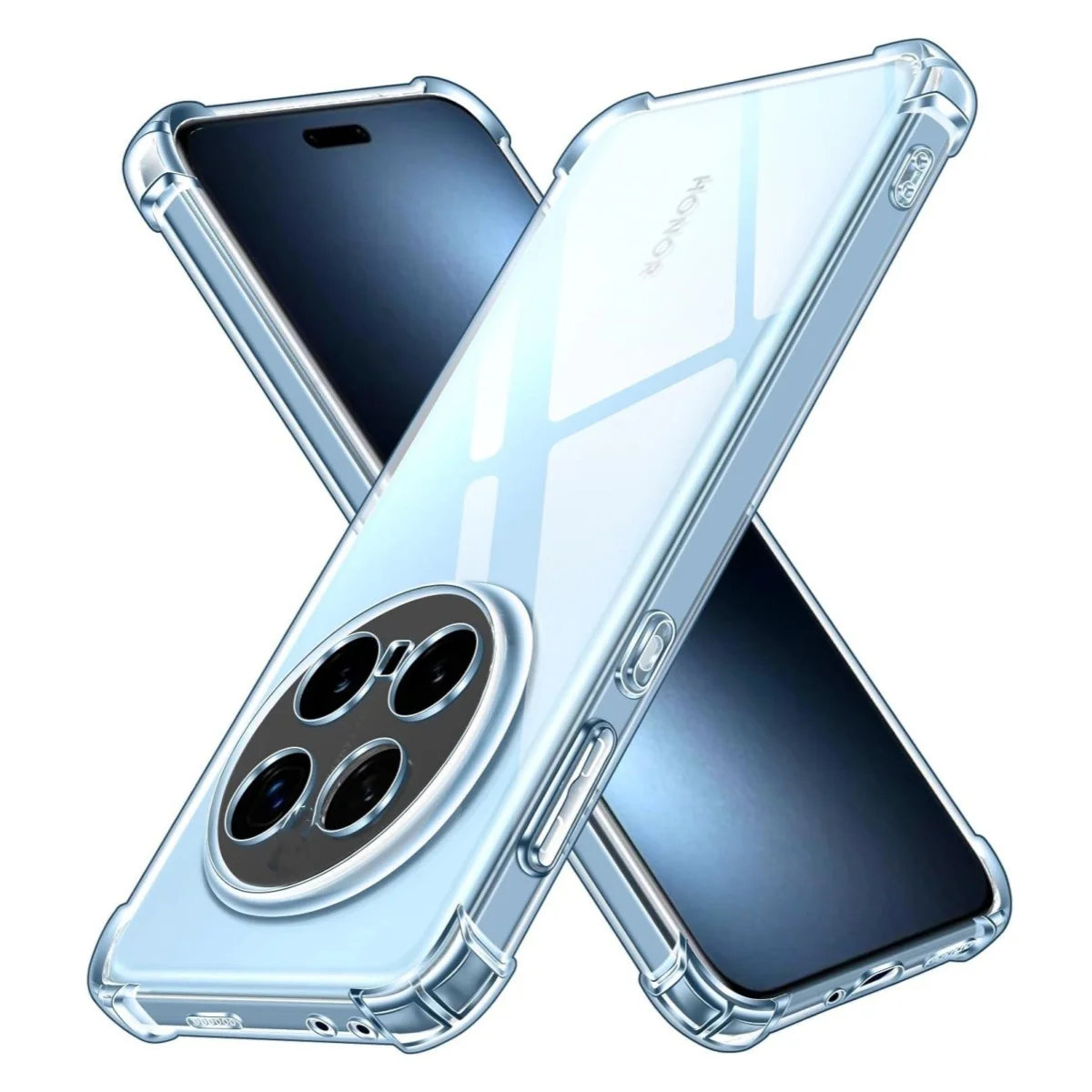 Shockproof Protective Phone Case with Four-Corner Bumper Design