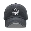 Washed Cotton Baseball Cap for Men & Women Unisex DOG MOM Embroidery  Sun Protection Hat Outdoor Sports Wholesale & Dropshipping 3
