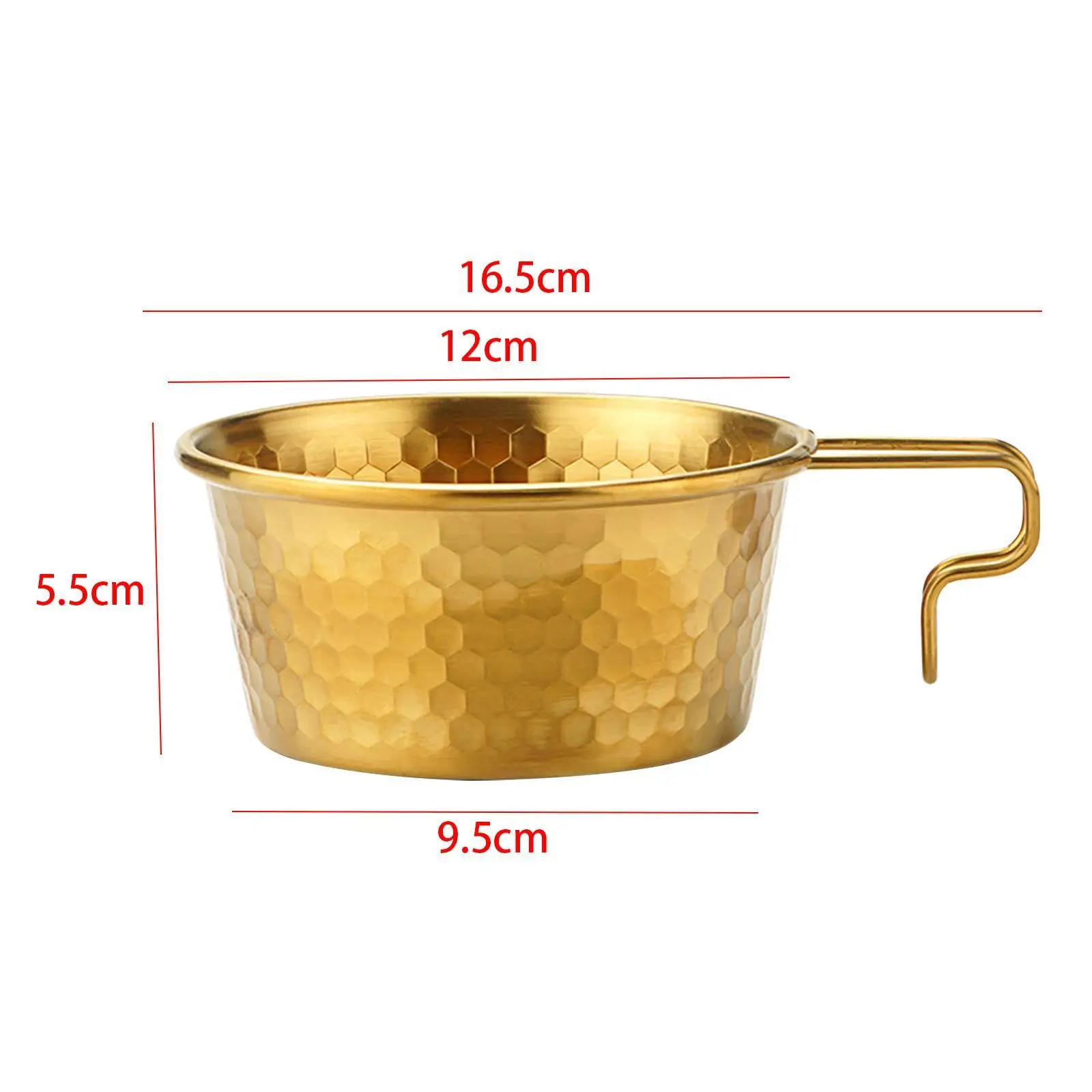 Camping Bowl Cooking Nonstick Utensil Portable Stainless Steel Handle