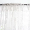 White Jacquard Lace Curtain Partition Curtain Bedroom Home Perforation free Princess Romantic French Small Tulle Gauze Valance 4