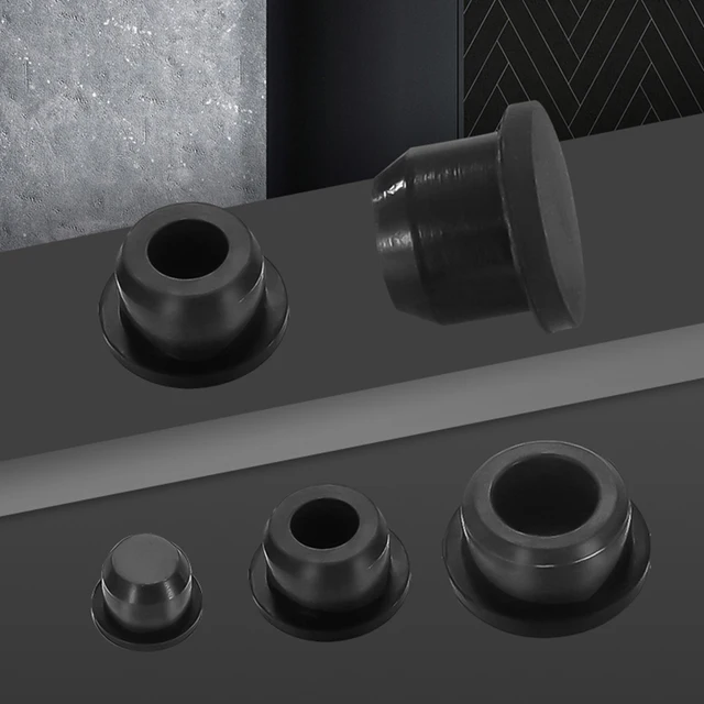Tappi In Gomma Siliconica Nera - Set 5 Pezzi Per Sigillare Fori, Diametro 18mm, Resistente Al Calore - Foto 11