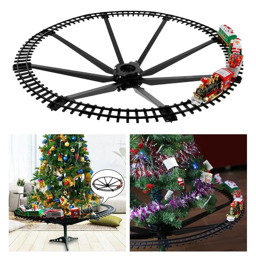 Christmas Train Set with Realistic Sound and Light Railway Car Battery Operated Festive Tree Decoration Toy New Year Gifts Christmas Train Set with Realistic Sound and Light Railway Car Battery Operated Festive Tree Decoration Toy New Year Gifts