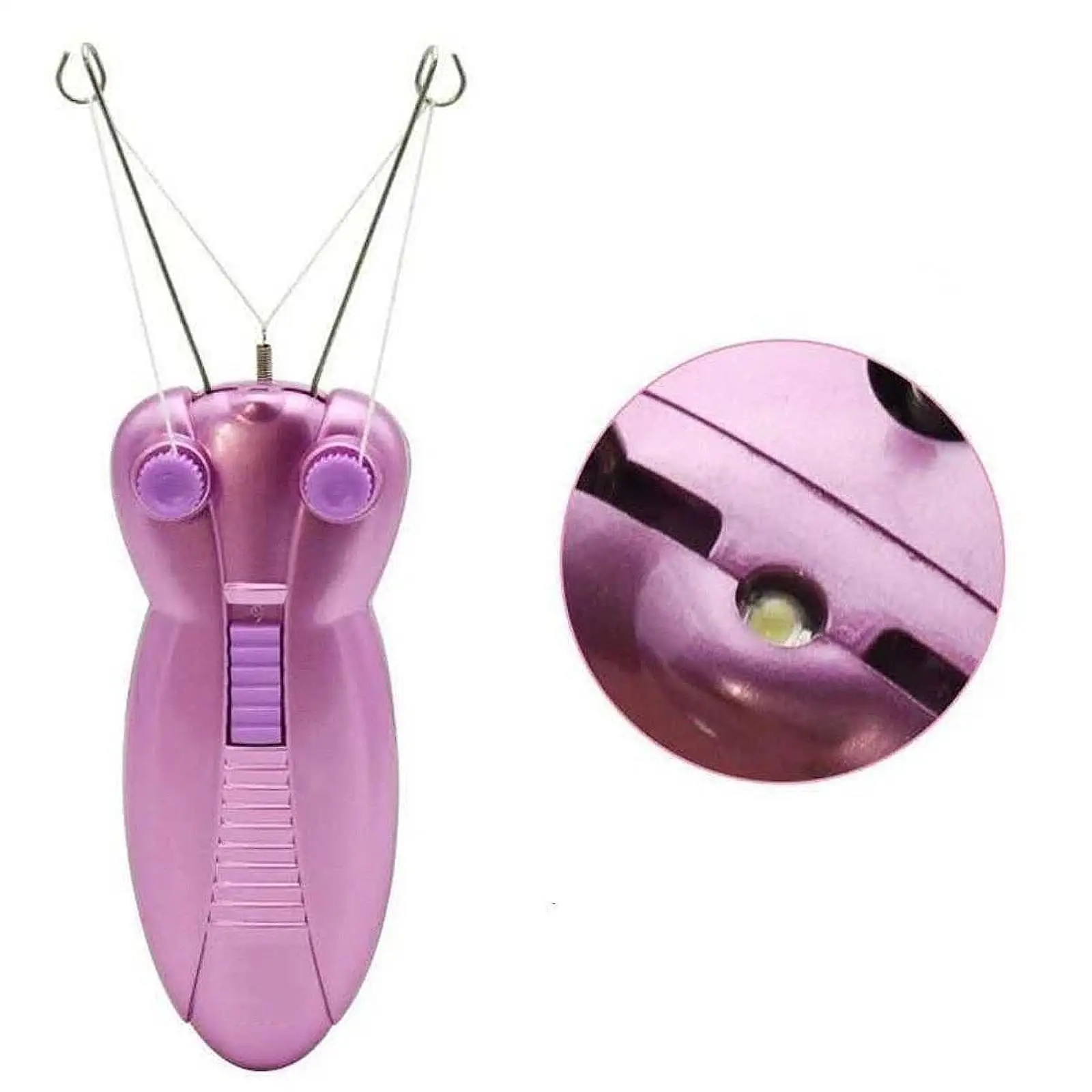 Electric Facial Threading Hair Epilator US 110V Plug Push Switch 7.4x2.8inch