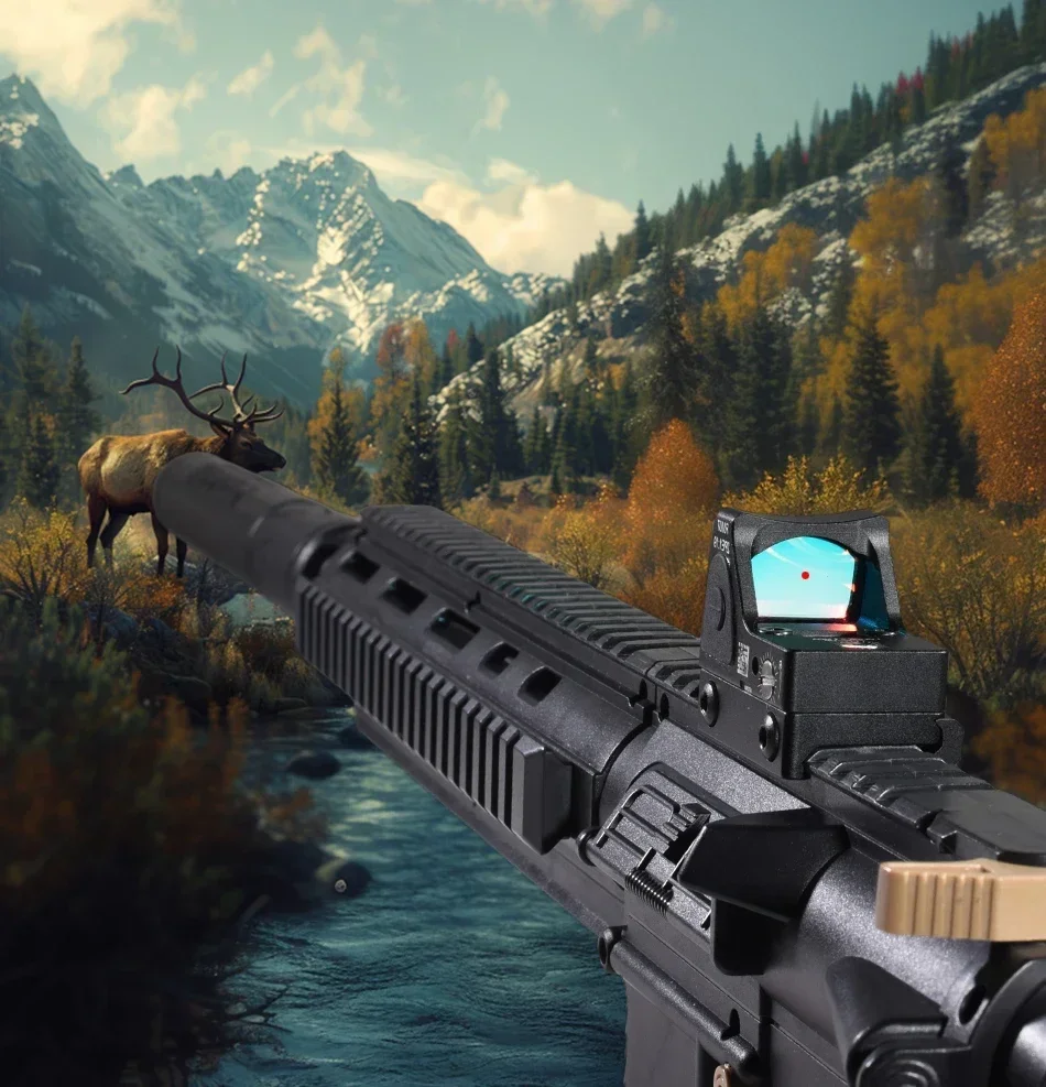 Tactical Mini Red Dot Optics Holographic Reflex Sight Hunting Rifle Scope Airsoft Accessoires Fit 20mm Rail Mount