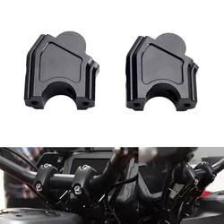 Premium Aluminum Handlebar Riser Clamp (Black)