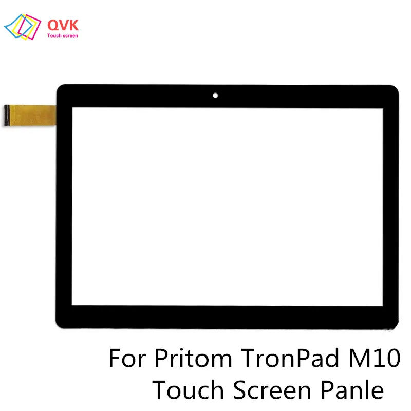 

New 10.1 Inch Black For Pritom TronPad M10 Tablet Capacitive Touch Screen Digitizer Sensor External Glass Panel M10