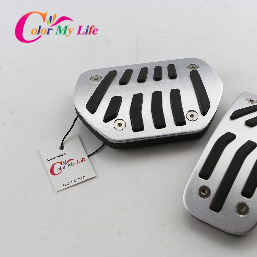 SYJY-SHOP Accelerator Brake And Clutch Pedals Stainless Steel Car Pedals Gas Brake Pedal Cover Rest Pedal For P-eugeot 301/307 /308/408 /CC /2013-2020 Color Name : 1Pc Rest Pedal 