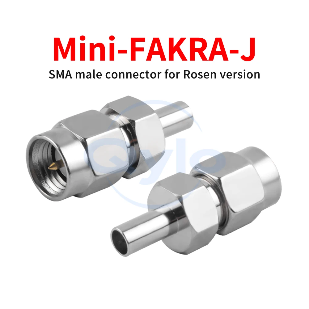 Mikrowellen-Test SMA-Stecker auf Rosen Mini FAKRA-Buchse SMA-MINI FAKRA-JJ HF-Steckverbinder (1 Stück)