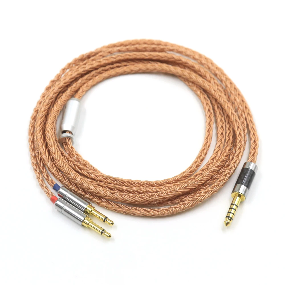 

HiFi 4.4mm 3.5mm XLR Balanced 16 Core OCC Copper Earphone Cable For Hifiman Sundara Ananda HE1000se HE6se he400i he400se Arya